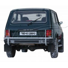 Защита заднего бампера с защитой фонарей ВАЗ 21213-2131 (арт. 0333)