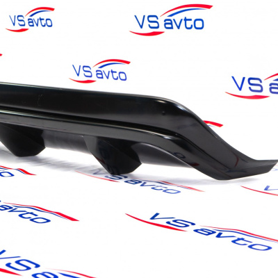 Накладка заднего бампера (клыки + диффузор) Лада Веста