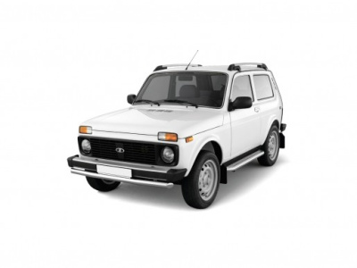 Защита порогов с алюм. площадкой Ø51мм (НПС) LADA "4х4 2121" 1995-/ "4x4 URBAN" 2015- (LNI220301)