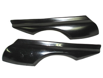 Реснички на фары с вырезом широкие "Кураж" Лада Калина