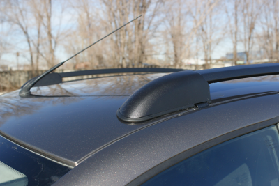 Рейлинги для автомобиля LADA GRANTA Лифтбек (2014- ) с боковым резьбовым креплением (черные) под багажники АПС (0229-РК-02)