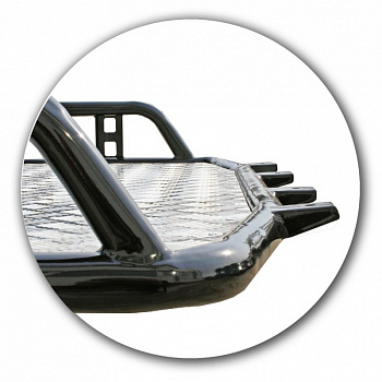 Багажник экспедиционный «Трофи» с алюминиевым листом без поперечины УАЗ Hunter (окрашенный)