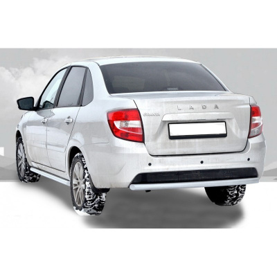 Защита заднего бампера «Труба» нерж. (d.51) Лада Гранта FL c 2019 г. (арт. 1483)