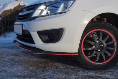 Сплиттер (под покраску) ASM "Volta" Лада Гранта (0058)