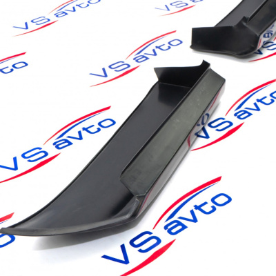 Накладка заднего бампера (клыки + диффузор) Лада Веста