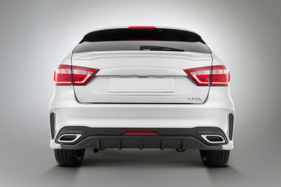 Бампер задний "Quasar" Лада Веста (седан, SW)