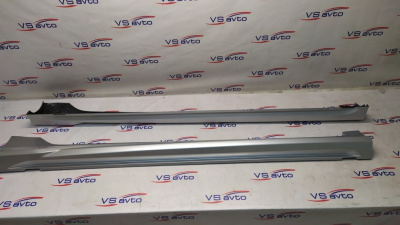 Накладки на пороги "Xmug" Лада Веста (седан, SW)