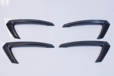 Канарда переднего бампера "ASM Volta" Лада Гранта седан (0055)