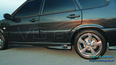 Накладки порогов "Lex" ВАЗ 2114, 2115