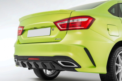 Бампер задний "Quasar" Лада Веста (седан, SW)