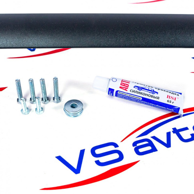 Рейлинги для автомобиля (черные) LADA 4х4 3 дв. (1977-2021), Niva Legend 2020- (0212-КП-02)