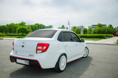 Бампер задний LSD "Флагман" Лада Гранта