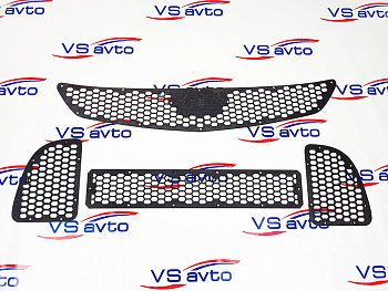 Решетки (сетки) переднего бампера Калина Спорт 1 реплика