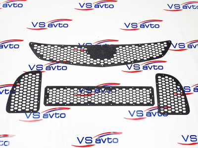Решетки (сетки) переднего бампера Калина Спорт 1 реплика