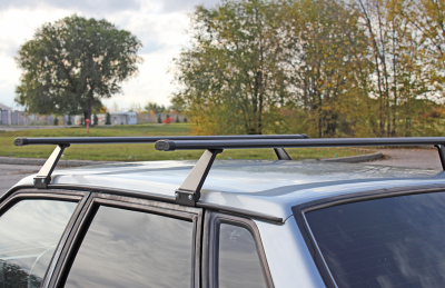 Багажники АЭРО с креплением за водосток (1200 мм, серые) для а/м семейства Самара, Самара 2 (2040-02-А12-1-11)