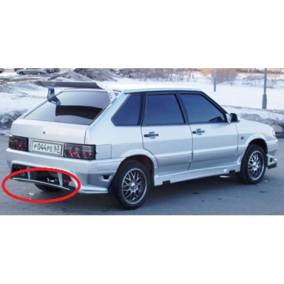 Спойлер заднего бампера "RS DM" ВАЗ 2114