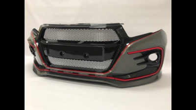 Бампер передний "Razor" Лада Веста (под окраску)