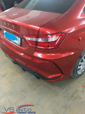 Бампер задний "Xmug" Лада Веста