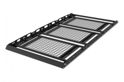 Багажник-корзина трехсекционная универсальная с основанием-решетка (ППК) 2100х1100мм под попереч на крышу автомобиля (UNI-XX-330703.00)