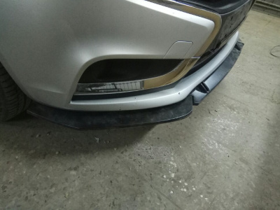 Сплиттер переднего бампера (шагрень) "ASM VTS 2.0" Лада Веста (0060)