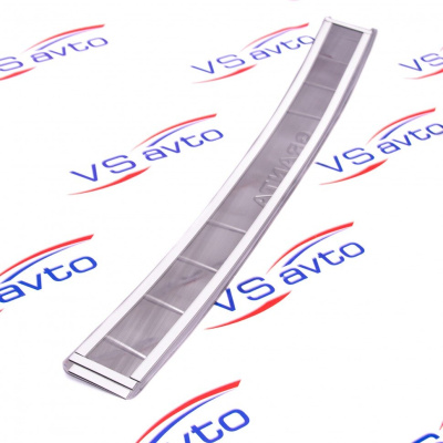 Молдинг накладка на бампер (хром) Лада Гранта седан, лифтбэк