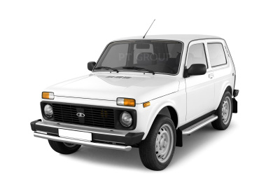 Защита переднего бампера одинарная Ø63мм (НПС) LADA "4х4 2121" 1995- (LNI220201)