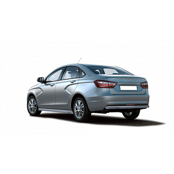 Защита порогов «Труба» (d.51) Лада Веста (арт. 3435)