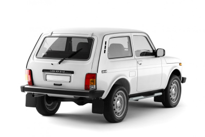 Защита порогов с накладками ИСКРА (Серебристый) Ø63мм (ППК) LADA "4х4 2121" 1995-/ "4x4 URBAN" 2015- (LNI330303)