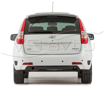 Бампер задний "Messi" ВАЗ 2192 Калина 2