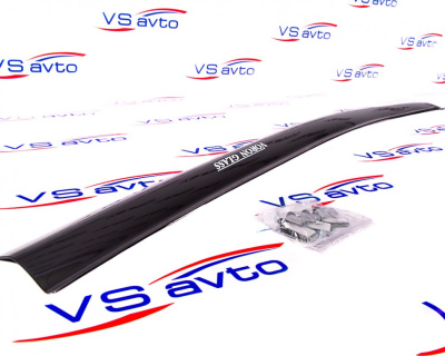 Спойлер на капот "Voron Glass" ВАЗ 2106 с еврокрепежом