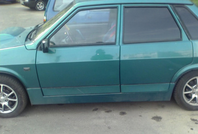 Накладки на пороги "Миллер" с накладками низа дверей LSD ВАЗ 2109, 21099