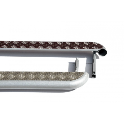 Пороги с алюминиевым листом (d 63,5) ВАЗ 21213 (арт. 0339)