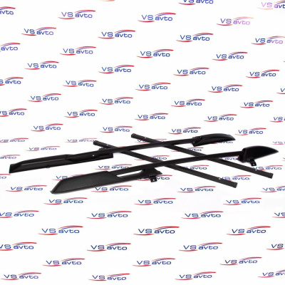 Рейлинги с поперечинами усиленные (черные) под крышу с ребром / LADA Kalina Универсал 2004-2013 (LKA551512)