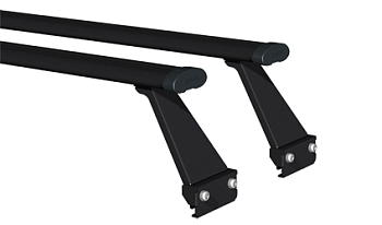 Багажники АЭРО с креплением за водосток (1300 мм., черные) для а/м NIVA LEGEND, LADA 4x4 (2040-А13-1-02)