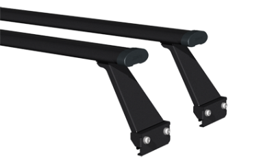 Багажники АЭРО с креплением за водосток (1300 мм., черные) для а/м NIVA LEGEND, LADA 4x4 (2040-А13-1-02)