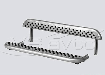 Пороги с резинкой «Эксклюзив» ВАЗ 2131 (арт. 0340)