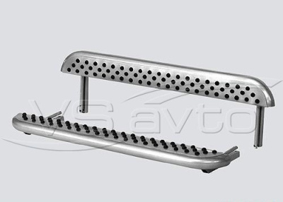 Пороги с резинкой «Эксклюзив» ВАЗ 2131 (арт. 0340)