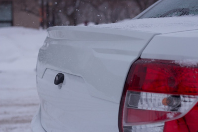 Накладка "ASM" на крышку багажника Лада Гранта седан (0004)