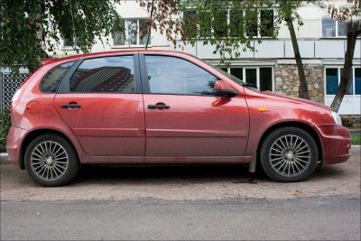 Молдинги дверей "Кураж" Лада Калина