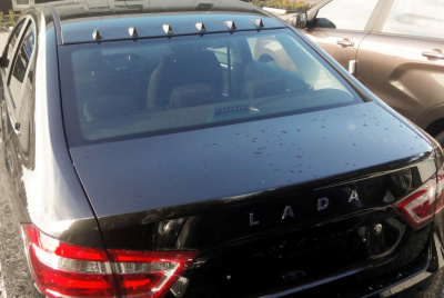 Рассекатель ASM на крышу Лада Веста седан (0016)
