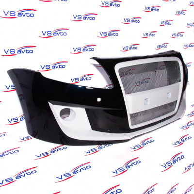 Бампер передний "Я-робот" Лада Гранта (с отверстиями под ПТФ)