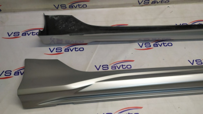 Накладки на пороги "Xmug" Лада Веста (седан, SW)