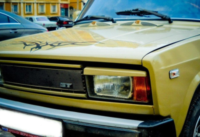 Реснички (накладки на фары) ВАЗ 2105, 2107