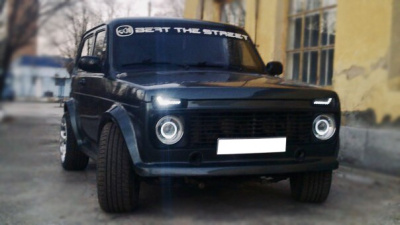 Капот «DTM Bad Boy» Нива 4x4 2121, 31, Urban (под окраску)