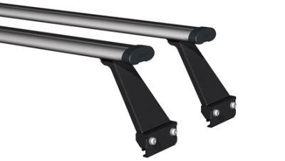 Багажники АЭРО с креплением за водосток (1200 мм, серые) для а/м семейства Самара, Самара 2 (2040-02-А12-1-11)