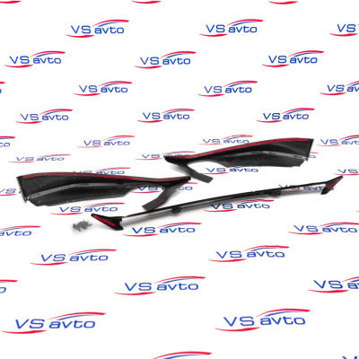 Сплиттер на передний бампер "Барс" Лада Гранта FL 