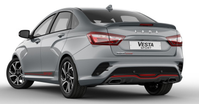 Спойлер "VS" Веста Спорт (под оригинал)