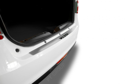 Накладка на задний бампер Лада Веста