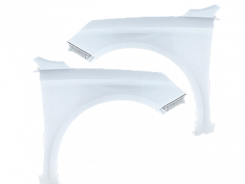 Пластиковые окрашенные крылья Лада Веста (2 шт. комплект)