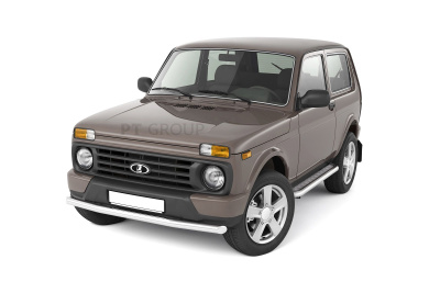 Защита переднего бампера одинарная Ø63мм (НПС) LADA "4х4 URBAN" 2015- (LUR220201)